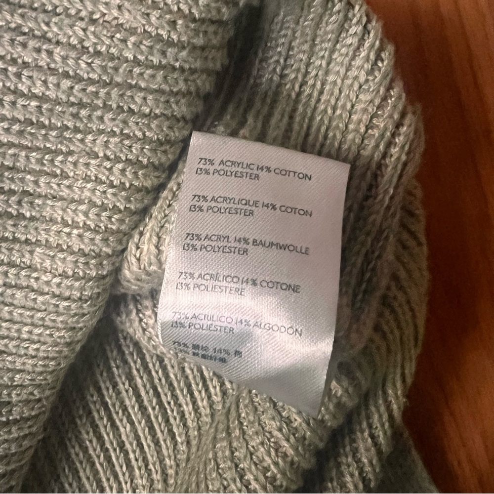 Free People Beach Grey Green Claudia Beach Hooded Sweater Midi Dress Sz Small - Picture 4 of 6